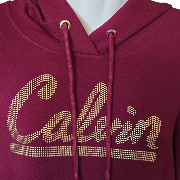 Calvin Klein Burgundy Knit Top - Picture 3 of 7